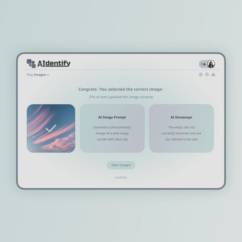 AIdentify gameplay mockup - by Divi Newton