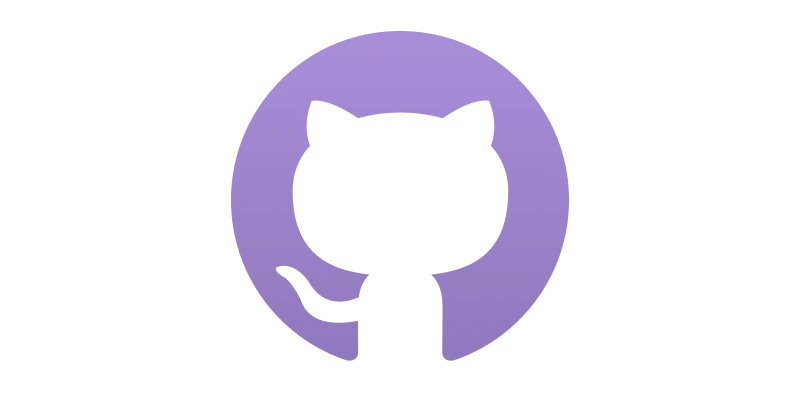 GitHub logo stylized