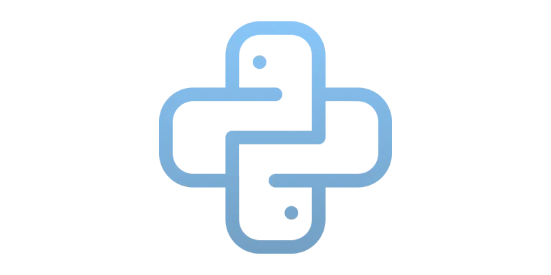 Python logo stylized